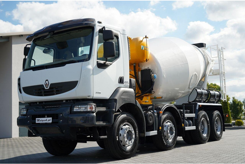 Renault KERAX 430 DXI / EURO 5 / 8X4 / BETONOMIESZARKA / 9 m3 / SCHWING - Camion malaxeur: photos 4 Renault KERAX 430 DXI / EURO 5 / 8X4 / BETONOMIESZARKA / 9 m3 / SCHWING - Camion malaxeur: photos 4