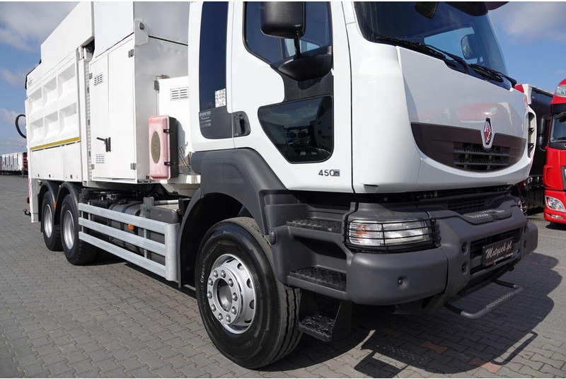 Camion hydrocureur Renault KERAX 450 / 6x4 / MTS SAUGBAGGER 3A11T /ASENIZACYJNY / ŁADOWARKA: photos 13
