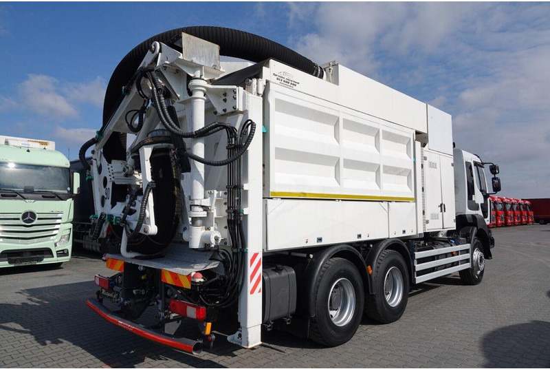 Camion hydrocureur Renault KERAX 450 / 6x4 / MTS SAUGBAGGER 3A11T /ASENIZACYJNY / ŁADOWARKA: photos 8