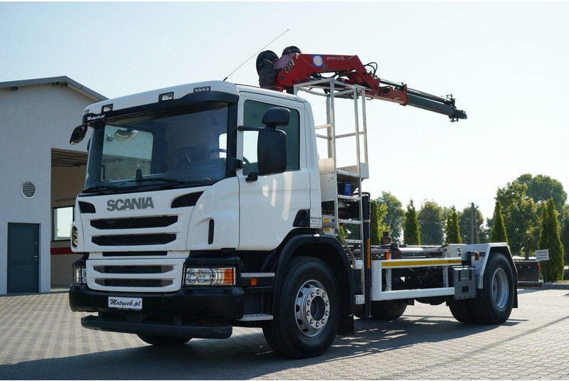 Scania P 280 - Camion porte-conteneur/ Caisse mobile: photos 1 Scania P 280 - Camion porte-conteneur/ Caisse mobile: photos 1