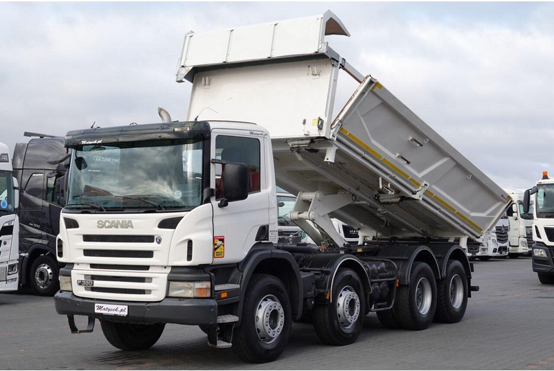 Scania P 380 / 8x4 / WYWROTKA / HYDROBURTA / BORDMATIC / SPROWADZONA / - Camion benne: photos 1 Scania P 380 / 8x4 / WYWROTKA / HYDROBURTA / BORDMATIC / SPROWADZONA / - Camion benne: photos 1