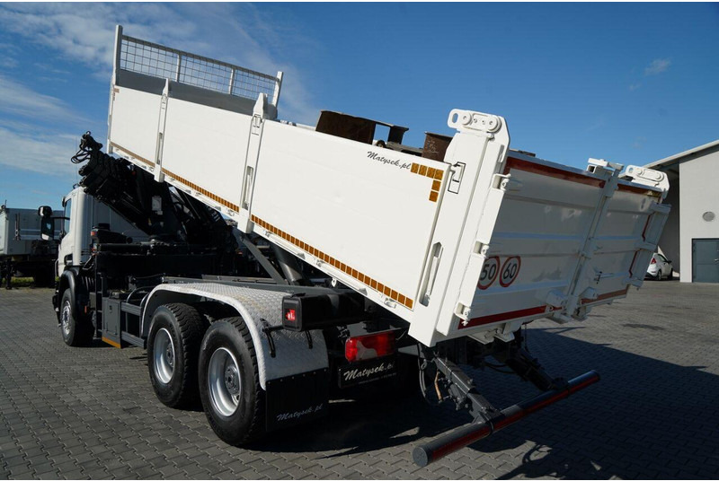 Scania P 410 / 6x4 / WYWROTKA - 6 M + HDS HIAB XS 211 / STEROWANIE RADI - Camion benne, Camion grue: photos 2 Scania P 410 / 6x4 / WYWROTKA - 6 M + HDS HIAB XS 211 / STEROWANIE RADI - Camion benne, Camion grue: photos 2