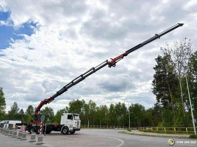 Scania R143 HL 6x2 PALFINGER PK44002 Crane Kran - Camion plateau, Camion grue: photos 2 Scania R143 HL 6x2 PALFINGER PK44002 Crane Kran - Camion plateau, Camion grue: photos 2