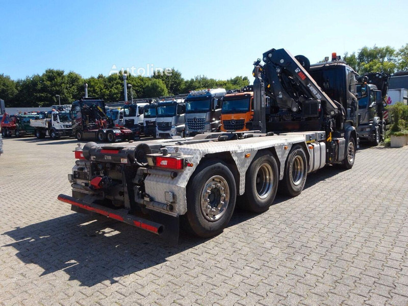 Scania R490 - Hook lift truck + crane 8x4 - Camion ampliroll, Camion grue: photos 3 Scania R490 - Hook lift truck + crane 8x4 - Camion ampliroll, Camion grue: photos 3