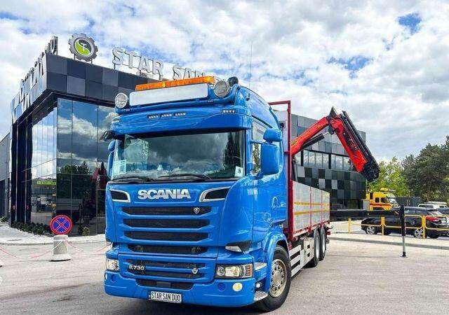 Scania R730 - Camion plateau, Camion grue: photos 2 Scania R730 - Camion plateau, Camion grue: photos 2