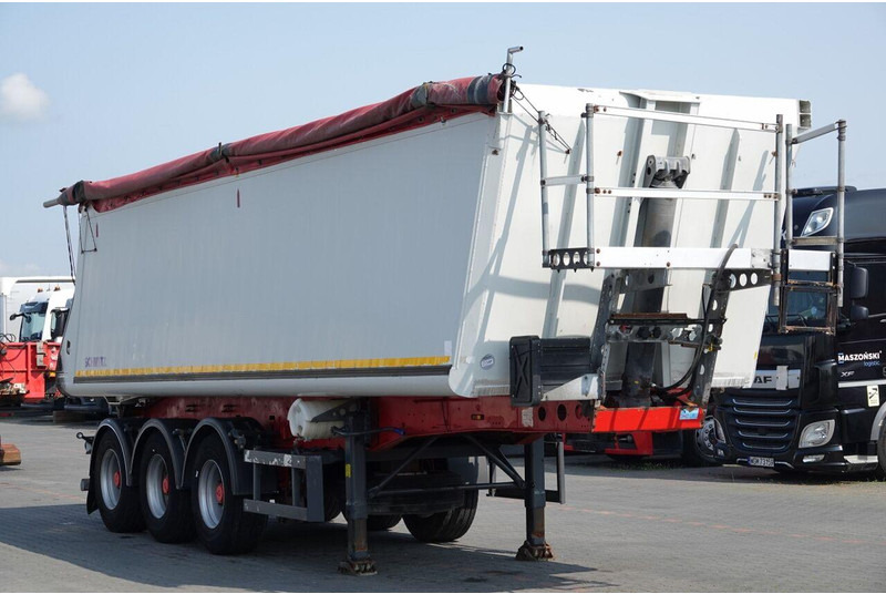 Schmitz Cargobull WYWROTKA 40 M3 / MULDA ALUMINIOWA / OŚ PODNOSZONA / SAF /SPROWAD - Semi-remorque benne: photos 1 Schmitz Cargobull WYWROTKA 40 M3 / MULDA ALUMINIOWA / OŚ PODNOSZONA / SAF /SPROWAD - Semi-remorque benne: photos 1