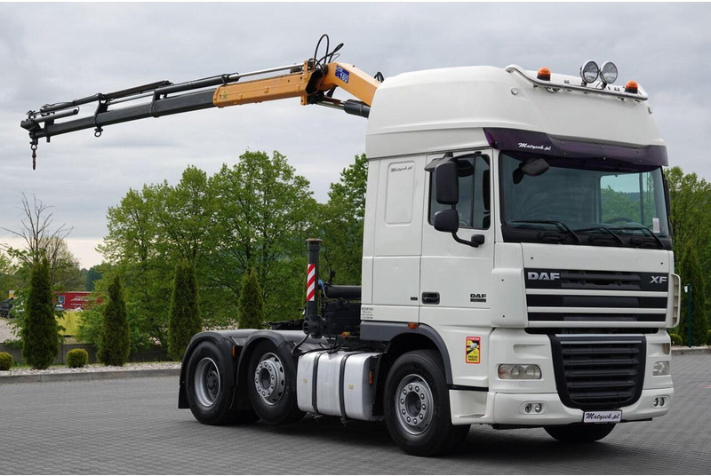DAF XF 105.510 / CIĄGNIK SIODŁOWY PUSHER /  + HDS COPMA 160.5 / WYSÓ - Tracteur routier: photos 2 DAF XF 105.510 / CIĄGNIK SIODŁOWY PUSHER /  + HDS COPMA 160.5 / WYSÓ - Tracteur routier: photos 2
