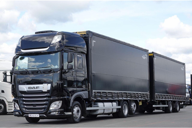 DAF XF 480 / ZESTAW TANDEM / 120 M3 / PRZEJAZDOWY / I-PARK COOL / 20 - Tracteur routier: photos 1 DAF XF 480 / ZESTAW TANDEM / 120 M3 / PRZEJAZDOWY / I-PARK COOL / 20 - Tracteur routier: photos 1