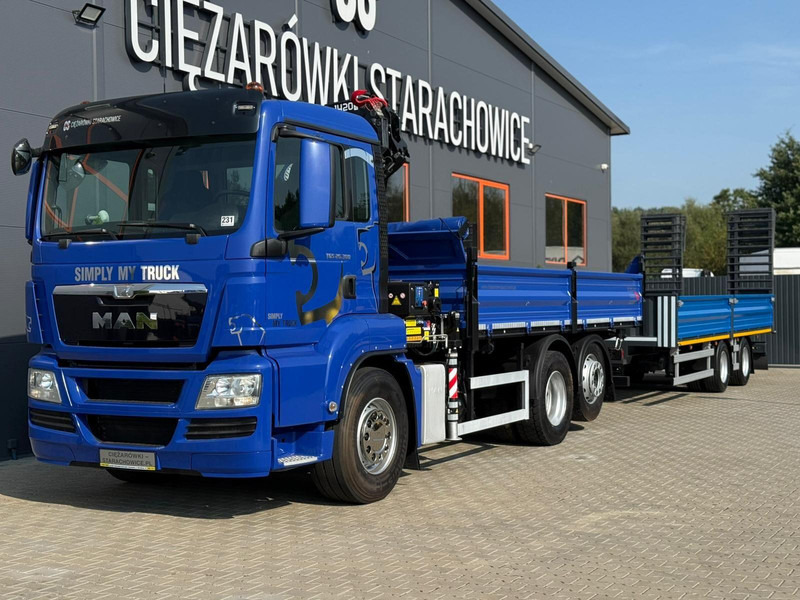 MAN TGS 26.360 wywrotka 3-stronna hds HMF 1420 K2+ Samro CD19TJ przy - Tracteur routier: photos 3 MAN TGS 26.360 wywrotka 3-stronna hds HMF 1420 K2+ Samro CD19TJ przy - Tracteur routier: photos 3