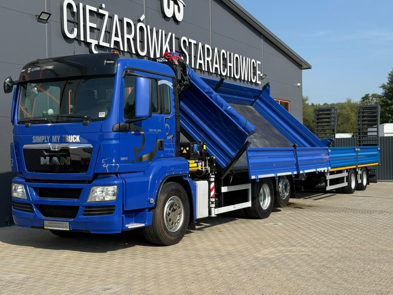 MAN TGS 26.360 wywrotka 3-stronna hds HMF 1420 K2+ Samro CD19TJ przy - Tracteur routier: photos 2 MAN TGS 26.360 wywrotka 3-stronna hds HMF 1420 K2+ Samro CD19TJ przy - Tracteur routier: photos 2