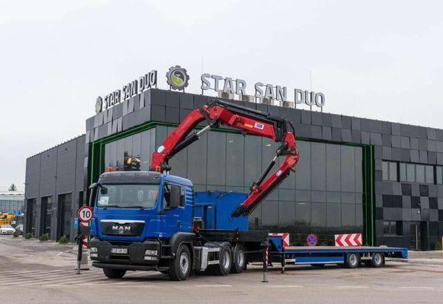 MAN TGS 26.400 6x4 HMF 3722 Fly Crane Semitrailer - Tracteur routier: photos 5 MAN TGS 26.400 6x4 HMF 3722 Fly Crane Semitrailer - Tracteur routier: photos 5