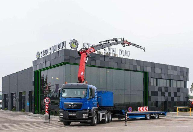 MAN TGS 26.400 6x4 HMF 3722 Fly Crane Semitrailer - Tracteur routier: photos 3 MAN TGS 26.400 6x4 HMF 3722 Fly Crane Semitrailer - Tracteur routier: photos 3