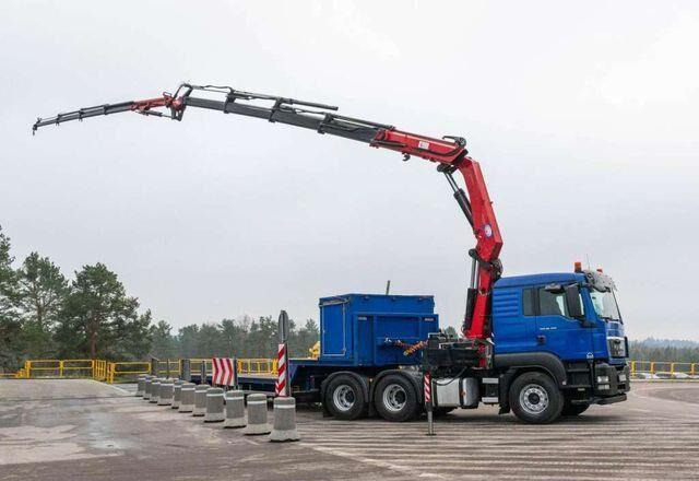 MAN TGS 26.400 6x4 HMF 3722 Fly Crane Semitrailer - Tracteur routier: photos 2 MAN TGS 26.400 6x4 HMF 3722 Fly Crane Semitrailer - Tracteur routier: photos 2