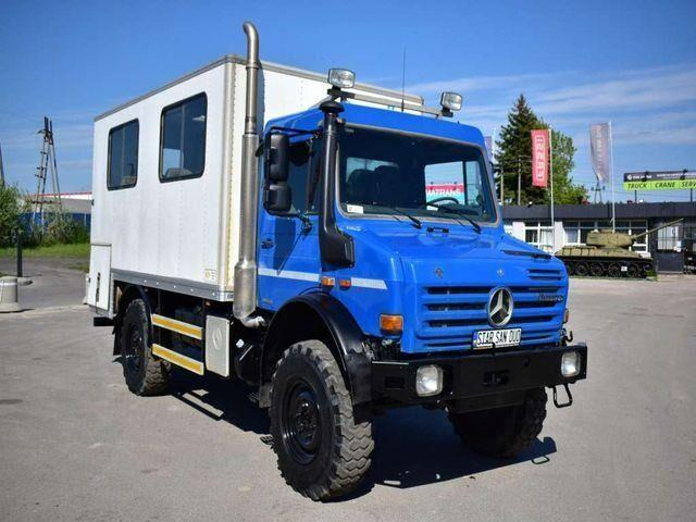 Unimog Mercedes-Benz Unimog U 4000 4x4 Camper Expeditio - Châssis cabine, Camion grue: photos 1 Unimog Mercedes-Benz Unimog U 4000 4x4 Camper Expeditio - Châssis cabine, Camion grue: photos 1