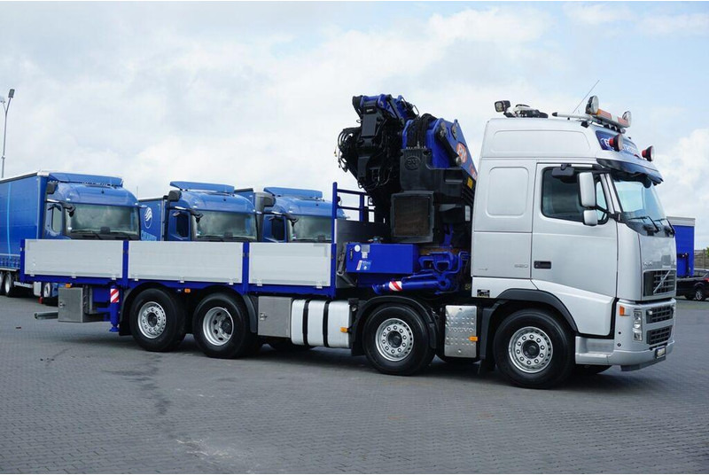 Camion plateau, Camion grue Volvo FH / 520 / 8 X 2 / SKRZYNIOWY + HDS / PM 85 SP + JIB J 1204 / WY: photos 6