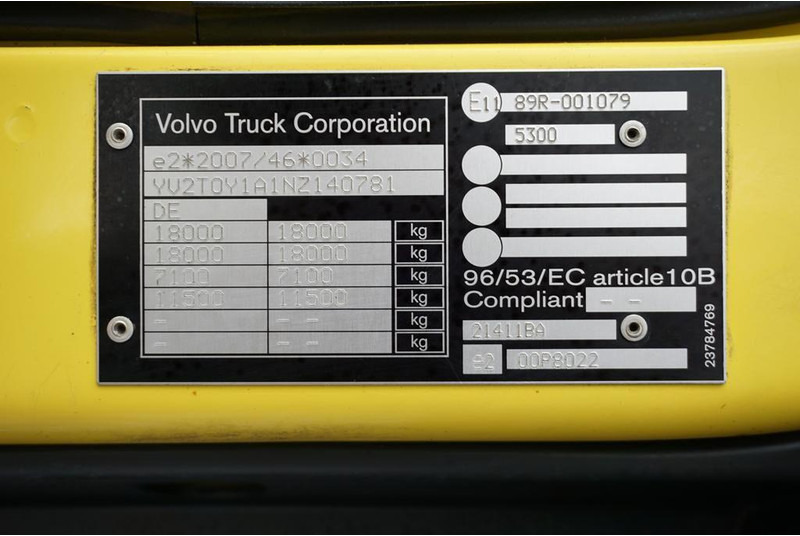 Camion plateau Volvo FL / 290 / ACC / E 6 / BURTOWY / 18 PALET / ŁAD. 10 150 KG: photos 11 Camion plateau Volvo FL / 290 / ACC / E 6 / BURTOWY / 18 PALET / ŁAD. 10 150 KG: photos 11