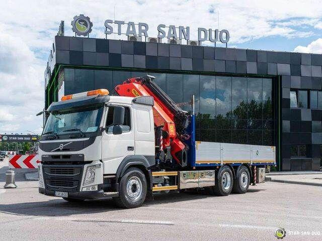 Camion plateau, Camion grue Volvo FM 460 6x2 PALFINGER PK 42002 FLY JIB Crane Eu: photos 9