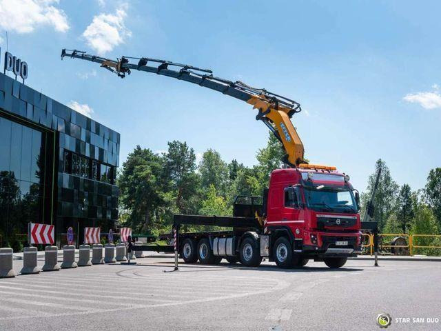 Volvo FMX 500 8x2 Effer 585 Fly Jib Winch Crane Kran - Camion plateau, Camion grue: photos 4 Volvo FMX 500 8x2 Effer 585 Fly Jib Winch Crane Kran - Camion plateau, Camion grue: photos 4