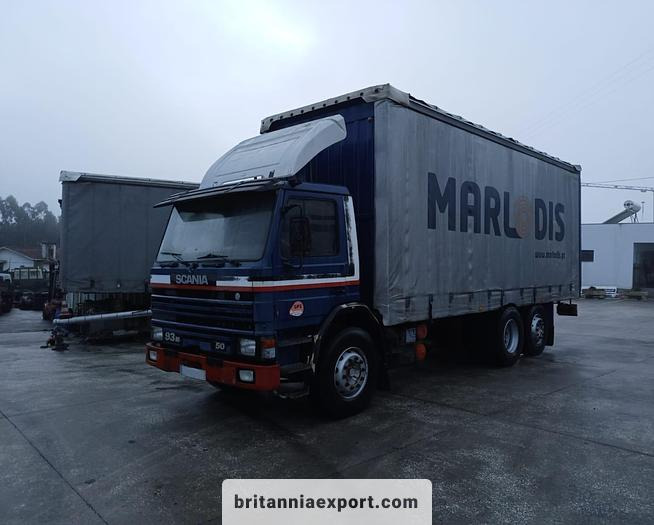 SCANIA P 93M 250 | 6X2 8 tyres | Manual injector pump | - Camion à rideaux coulissants: photos 1 SCANIA P 93M 250 | 6X2 8 tyres | Manual injector pump | - Camion à rideaux coulissants: photos 1