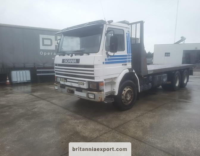 SCANIA P93H 280 6x2 10 Tyres Flatbed Truck – 26 Ton | On springs - Camion plateau: photos 3 SCANIA P93H 280 6x2 10 Tyres Flatbed Truck – 26 Ton | On springs - Camion plateau: photos 3