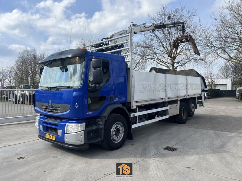 Renault PREMIUM LANDER 430.26 6X2 EL 2M ROLLKRAN - Kennis R16/7 - NL TOP TRUCK - Camion plateau, Camion grue: photos 1 Renault PREMIUM LANDER 430.26 6X2 EL 2M ROLLKRAN - Kennis R16/7 - NL TOP TRUCK - Camion plateau, Camion grue: photos 1