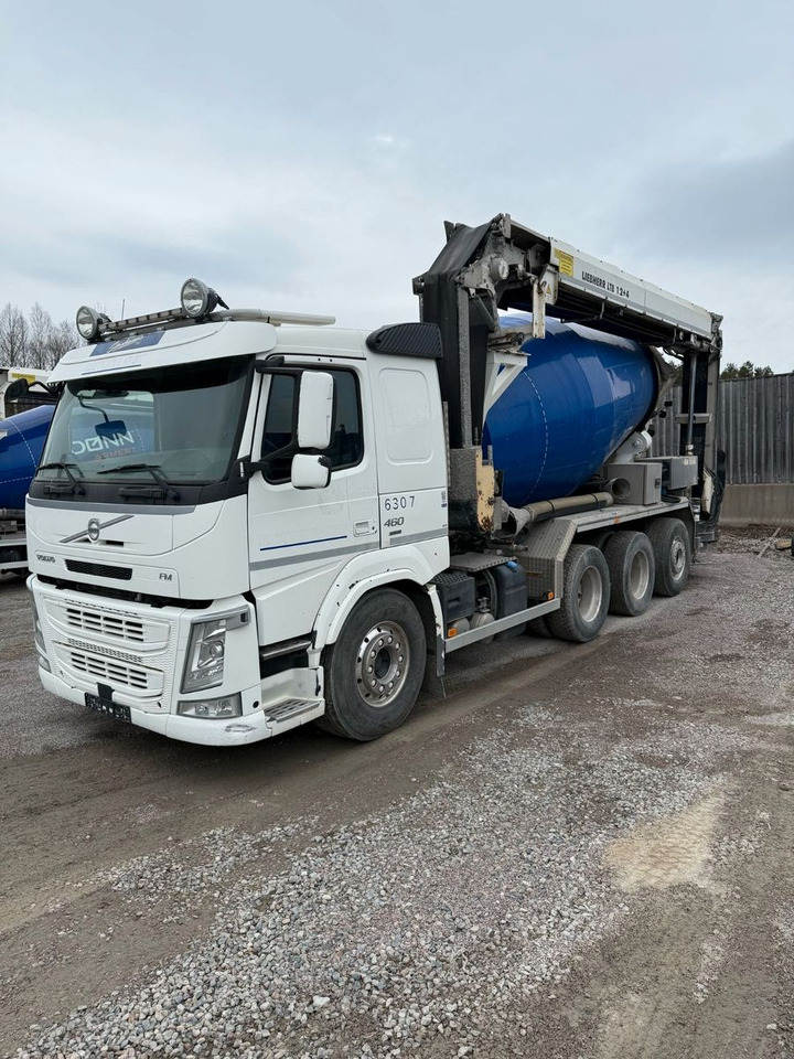 Volvo FM460 8x4 / 9m3 mixer / band liebherr - Camion malaxeur: photos 1 Volvo FM460 8x4 / 9m3 mixer / band liebherr - Camion malaxeur: photos 1