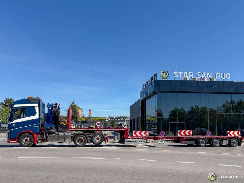 Crédit-bail  HRD Semitrailer Low Loader NRD NTS 3 Axle Tieflader HRD Semitrailer Low Loader NRD NTS 3 Axle Tieflader: photos 21