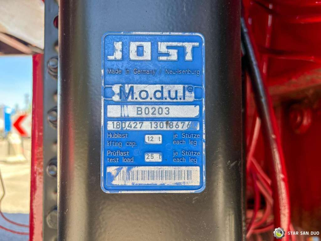 Crédit-bail  HRD Semitrailer Low Loader NRD NTS 3 Axle Tieflader HRD Semitrailer Low Loader NRD NTS 3 Axle Tieflader: photos 9