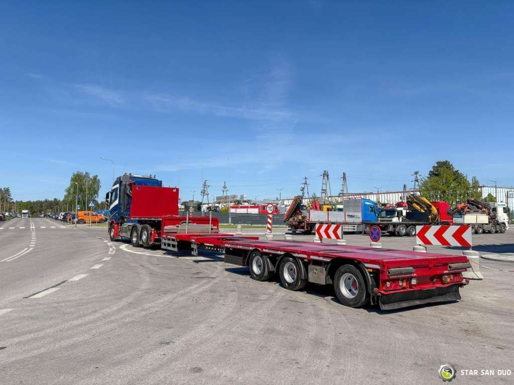 Crédit-bail  HRD Semitrailer Low Loader NRD NTS 3 Axle Tieflader HRD Semitrailer Low Loader NRD NTS 3 Axle Tieflader: photos 22