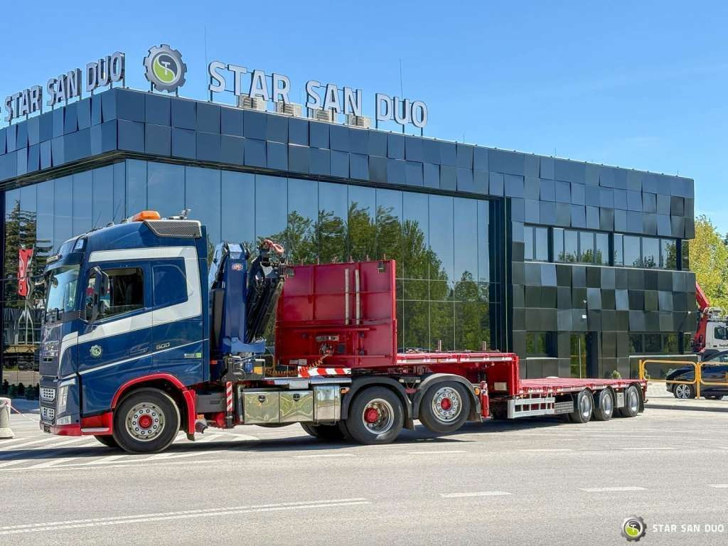 HRD Semitrailer Low Loader NRD NTS 3 Axle Tieflader - Semi-remorque surbaissé: photos 4 HRD Semitrailer Low Loader NRD NTS 3 Axle Tieflader - Semi-remorque surbaissé: photos 4