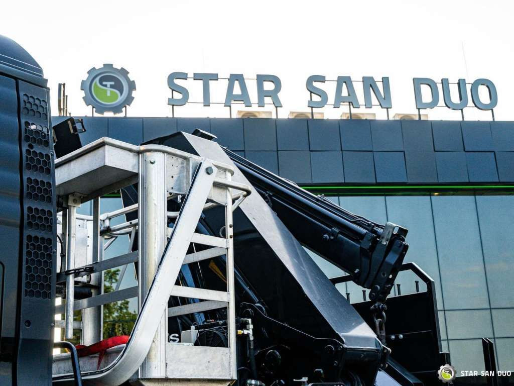 Camion grue MAN  TGS 26.420 6x6 HMF 3000 K6 Fly Jib Crane Basket: photos 19