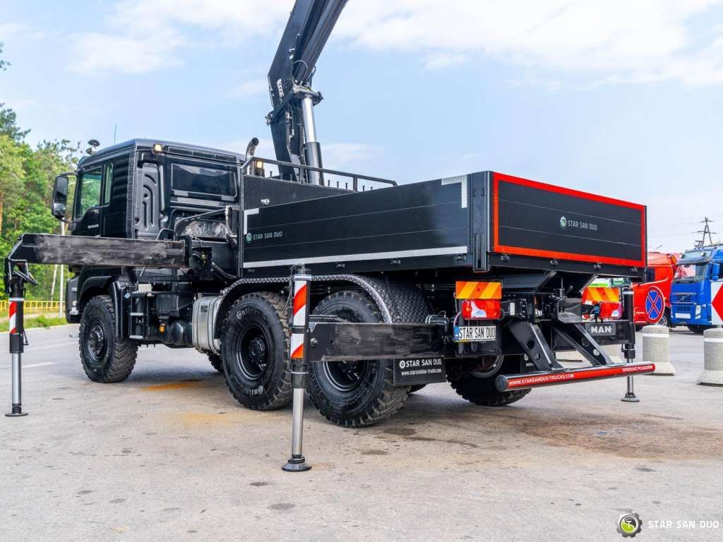 Camion grue MAN  TGS 26.420 6x6 HMF 3000 K6 Fly Jib Crane Basket: photos 7