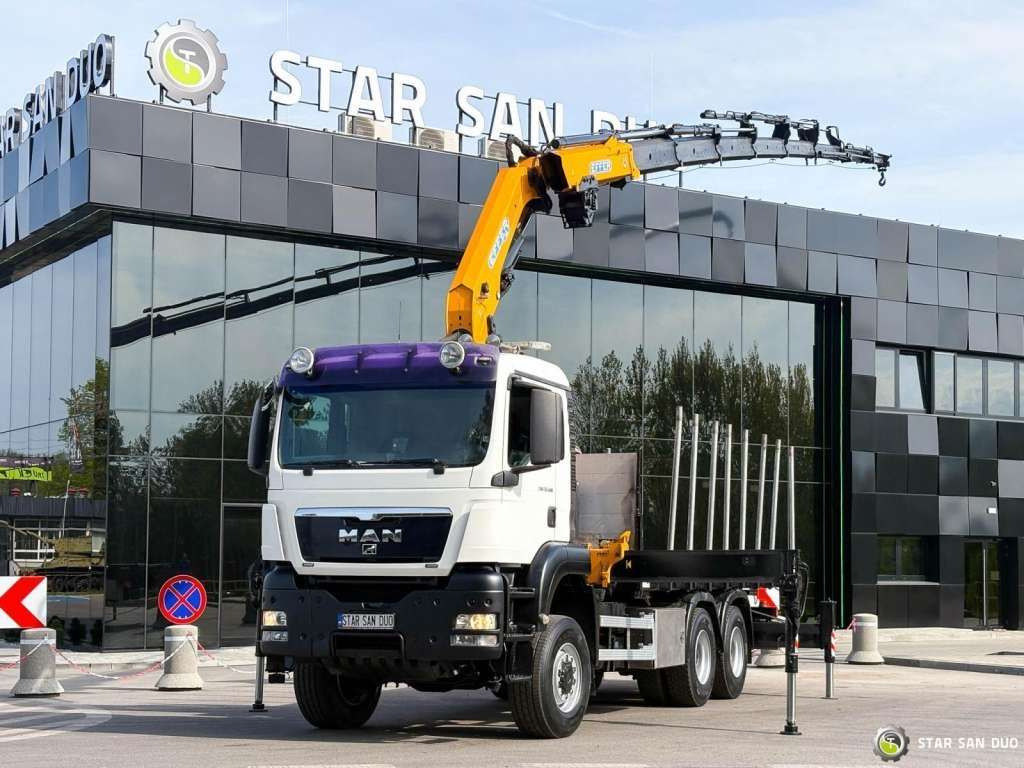 MAN TGS 33.400 6x6 BL EFFER 315/8S HDS Crane 2019 - Camion grue: photos 1 MAN TGS 33.400 6x6 BL EFFER 315/8S HDS Crane 2019 - Camion grue: photos 1