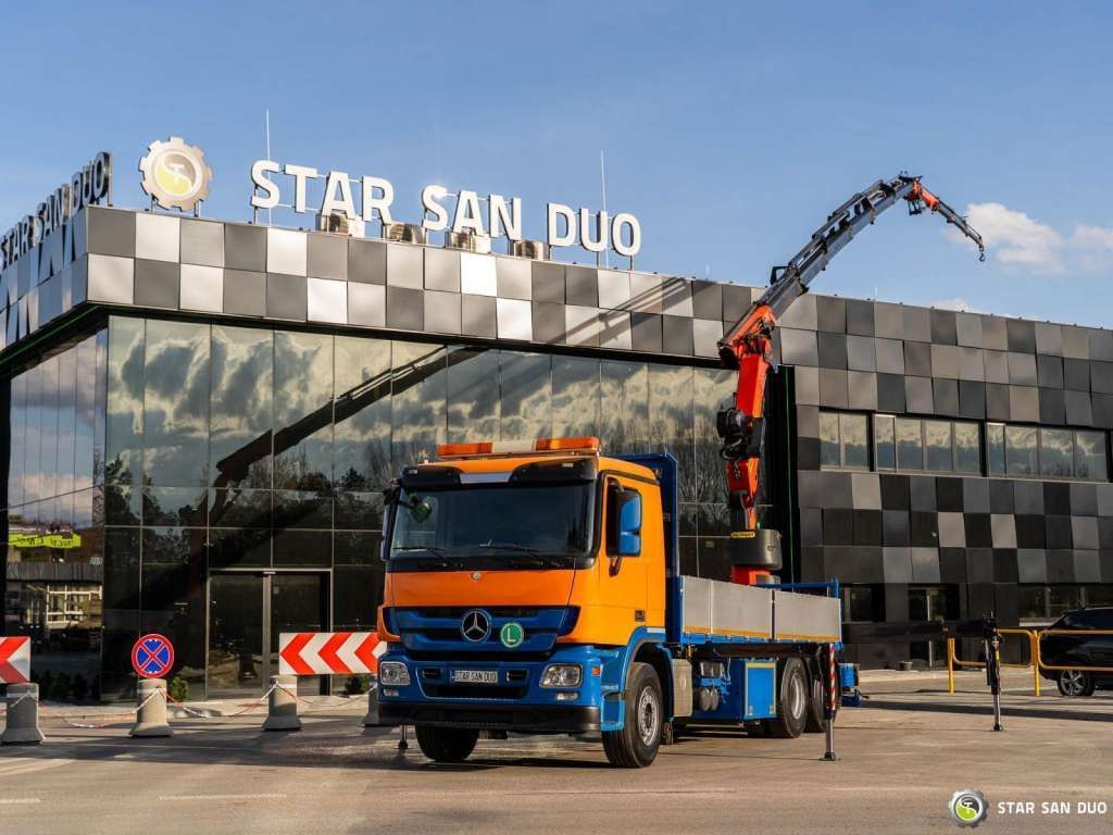 Mercedes-Benz ACTROS 2541 6x2 Palfinger PK 34002 Crane Winch - Camion grue: photos 1 Mercedes-Benz ACTROS 2541 6x2 Palfinger PK 34002 Crane Winch - Camion grue: photos 1