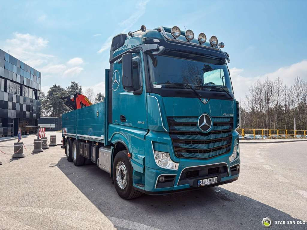 Mercedes-Benz ACTROS 2545 6x2 Palfinger PK 16001 HDS Crane Mercedes-Benz ACTROS 2545 6x2 Palfinger PK 16001 HDS Crane - Camion grue, Camion plateau: photos 5 Mercedes-Benz ACTROS 2545 6x2 Palfinger PK 16001 HDS Crane Mercedes-Benz ACTROS 2545 6x2 Palfinger PK 16001 HDS Crane - Camion grue, Camion plateau: photos 5