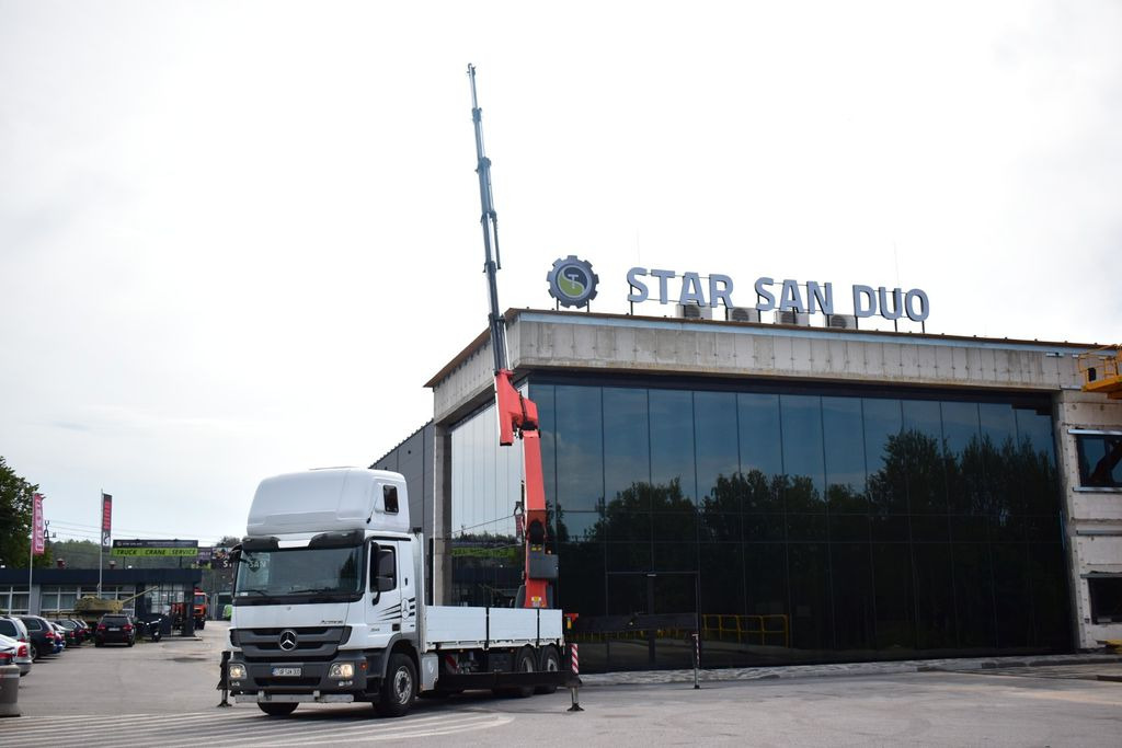 Mercedes-Benz ACTROS 2546 6x2 Palfinger PK 50002 EURO 5 Cran . - Camion grue, Camion plateau: photos 1 Mercedes-Benz ACTROS 2546 6x2 Palfinger PK 50002 EURO 5 Cran . - Camion grue, Camion plateau: photos 1
