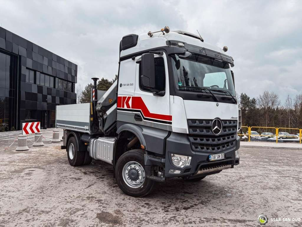 Mercedes-Benz AROCS 1851 4x4 PALFINGER PK 20002 Crane Kran - Camion grue: photos 5 Mercedes-Benz AROCS 1851 4x4 PALFINGER PK 20002 Crane Kran - Camion grue: photos 5