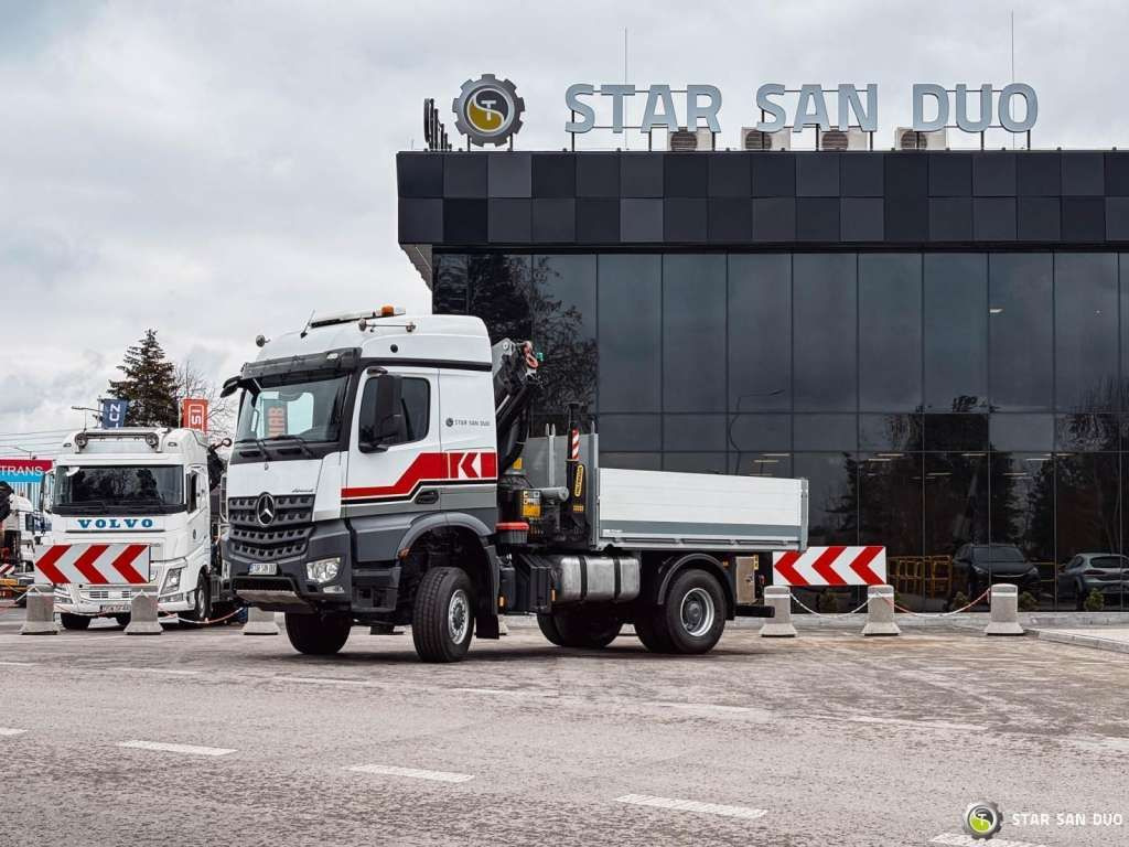Camion grue Mercedes-Benz  AROCS 1851 PALFINGER PK 20002 Crane Kran: photos 6