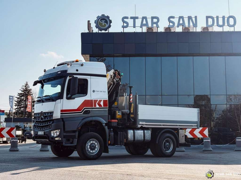 Camion grue Mercedes-Benz  AROCS 1851 PALFINGER PK 20002 Crane Kran: photos 8