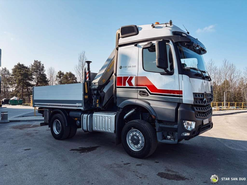 Camion grue Mercedes-Benz  AROCS 1851 PALFINGER PK 20002 Crane Kran: photos 13
