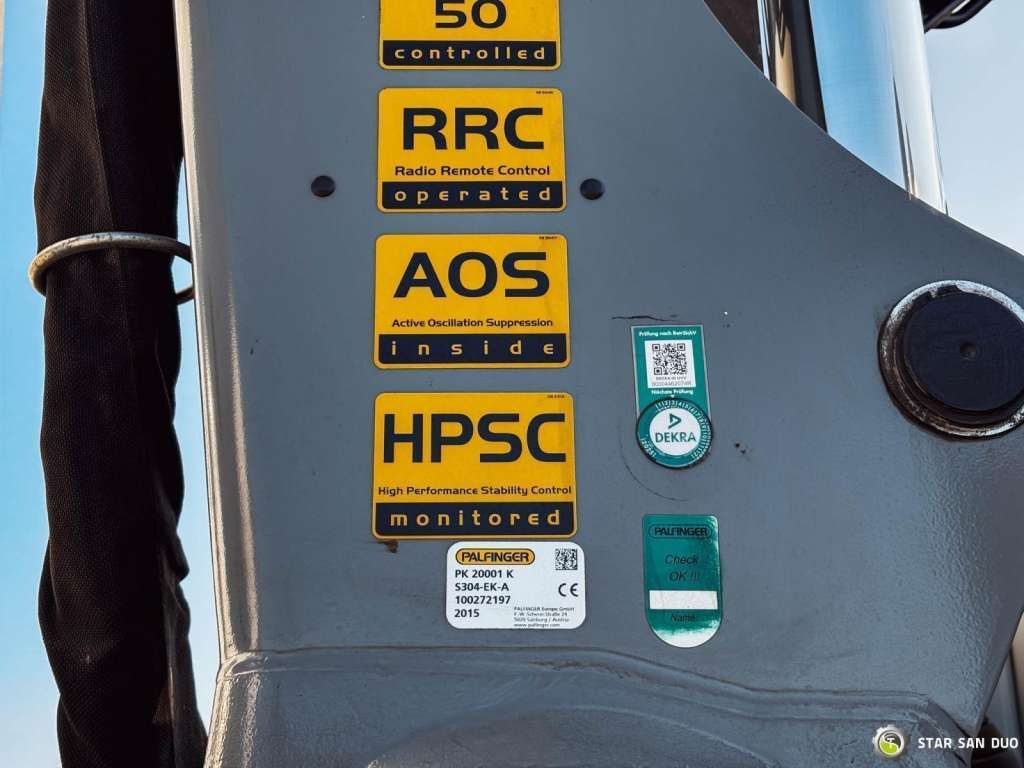Camion grue Mercedes-Benz  AROCS 1851 PALFINGER PK 20002 Crane Kran: photos 28