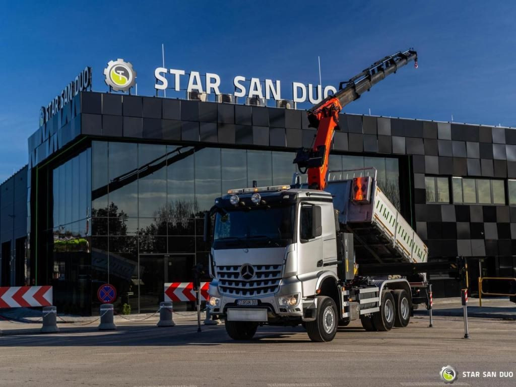 Mercedes-Benz AROCS 2651 6x6 PALFINGER PK 34002 CRANE KIPER - Camion benne: photos 2 Mercedes-Benz AROCS 2651 6x6 PALFINGER PK 34002 CRANE KIPER - Camion benne: photos 2
