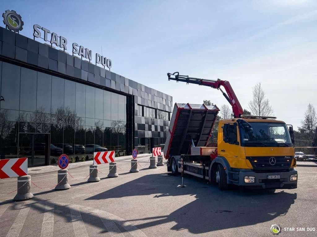 Mercedes-Benz AXOR 1824 4x2 HMF 975 HDS Crane Rotator Kipper - Camion grue: photos 5 Mercedes-Benz AXOR 1824 4x2 HMF 975 HDS Crane Rotator Kipper - Camion grue: photos 5