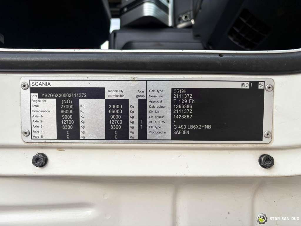 Camion grue Scania G490 6x2 Palfinger PK 53002 SH Fly Jib Basket: photos 27 Camion grue Scania G490 6x2 Palfinger PK 53002 SH Fly Jib Basket: photos 27