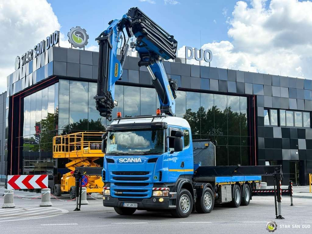 Camion grue Scania  R440 8x4 Palfinger PK50002 FLY JIB Crane Winch: photos 12