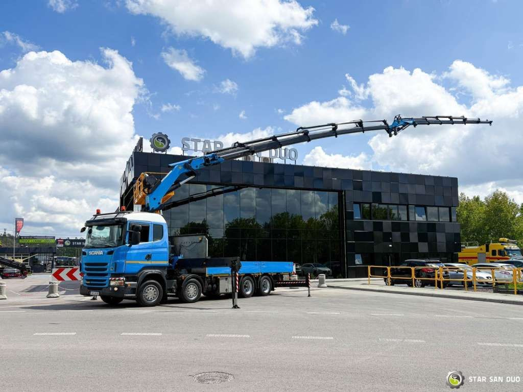 Camion grue Scania  R440 8x4 Palfinger PK50002 FLY JIB Crane Winch: photos 9