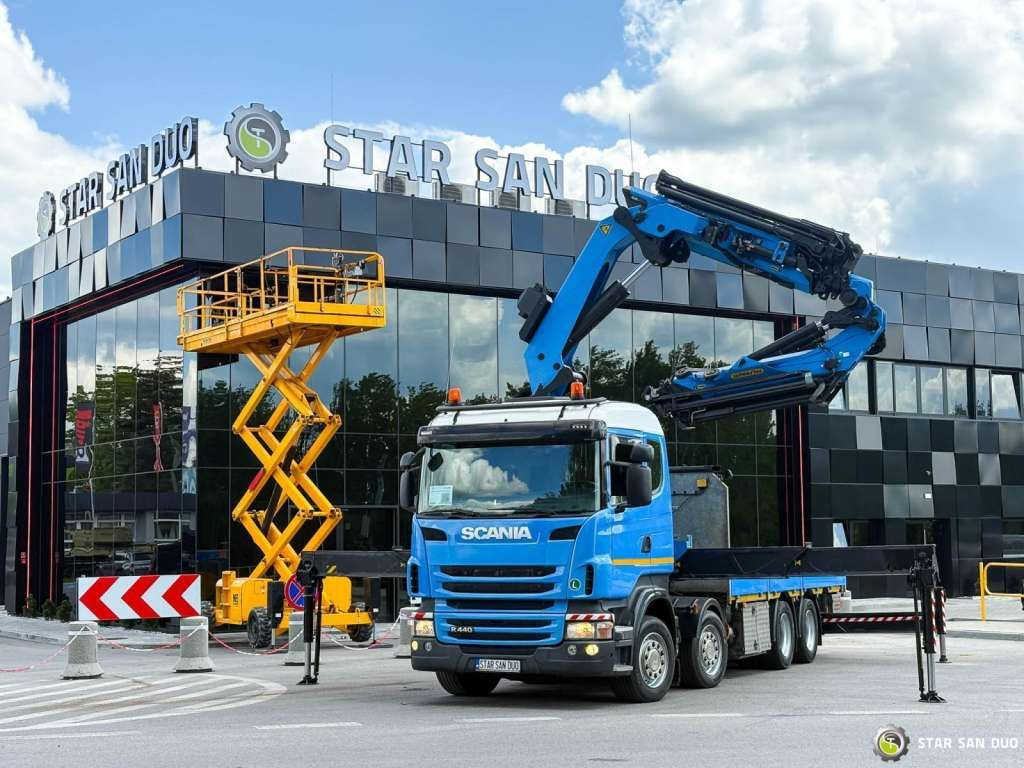 Camion grue Scania  R440 8x4 Palfinger PK50002 FLY JIB Crane Winch: photos 26