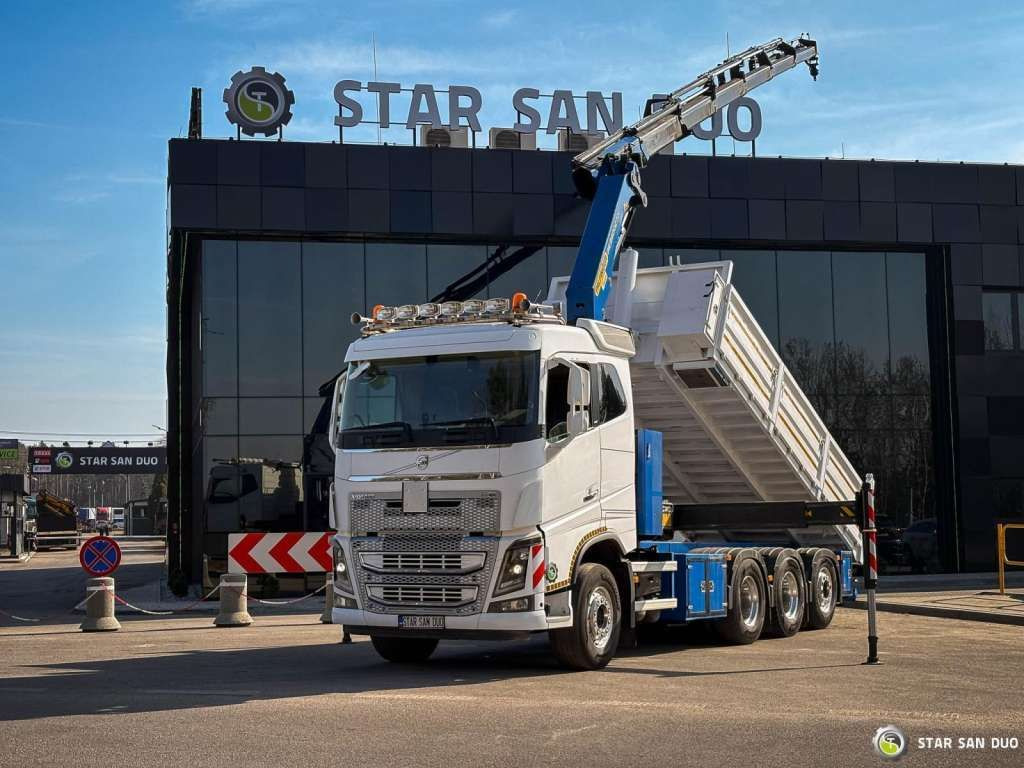 Volvo FH 16.550 8x4 Palfinger PK 34002-SH Crane Kippe - Camion grue: photos 1 Volvo FH 16.550 8x4 Palfinger PK 34002-SH Crane Kippe - Camion grue: photos 1
