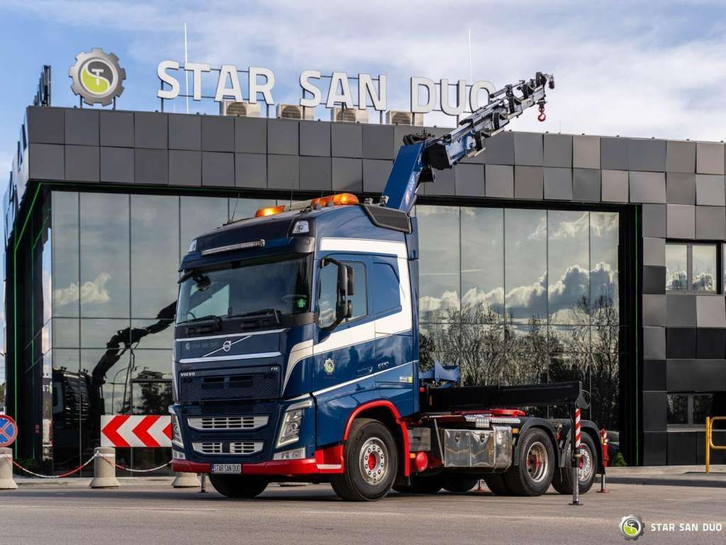 Volvo FH 500 6x2 HMF 3220-K5 HDS Crane Euro 6 - Camion grue, Tracteur routier: photos 1 Volvo FH 500 6x2 HMF 3220-K5 HDS Crane Euro 6 - Camion grue, Tracteur routier: photos 1
