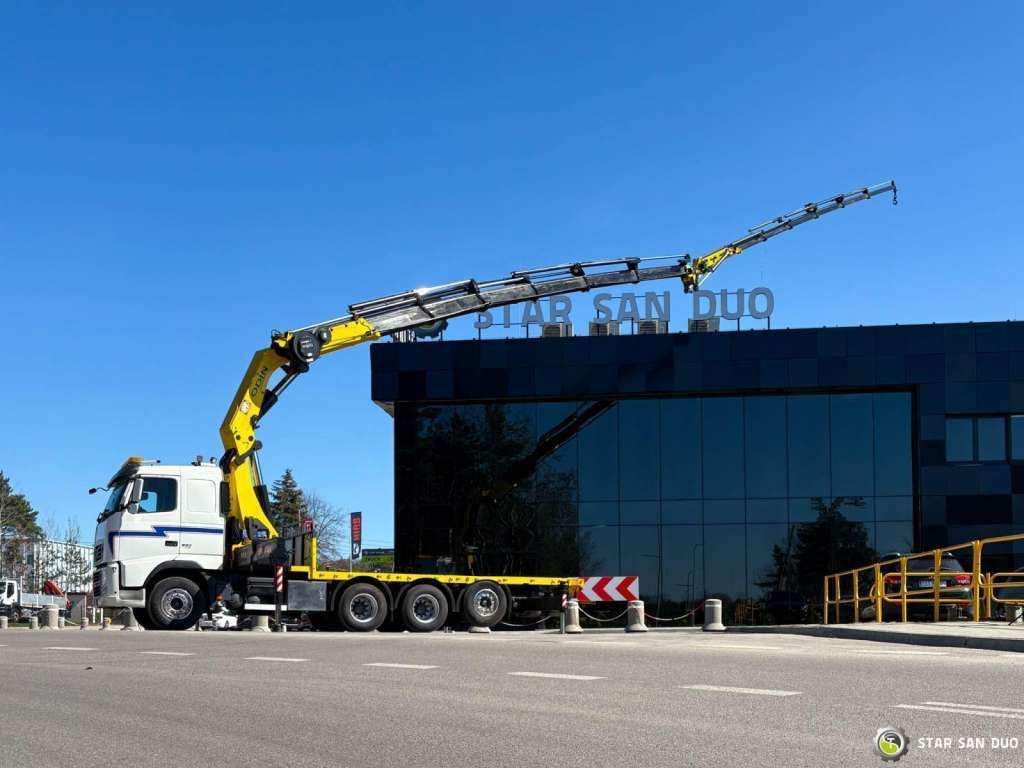 Volvo FH 520 8x4 HMF ODIN K6 EURO 5 FLY JIB Crane - Camion grue: photos 3 Volvo FH 520 8x4 HMF ODIN K6 EURO 5 FLY JIB Crane - Camion grue: photos 3